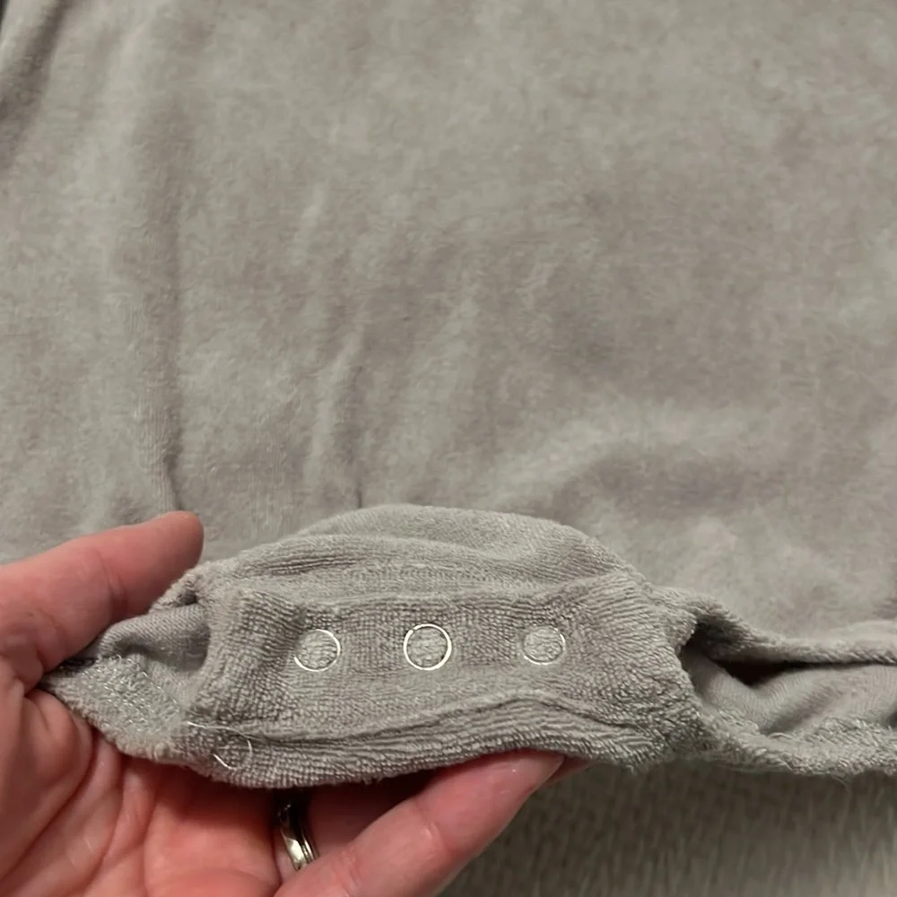 Grey Terry Romper - Picture 4 of 5